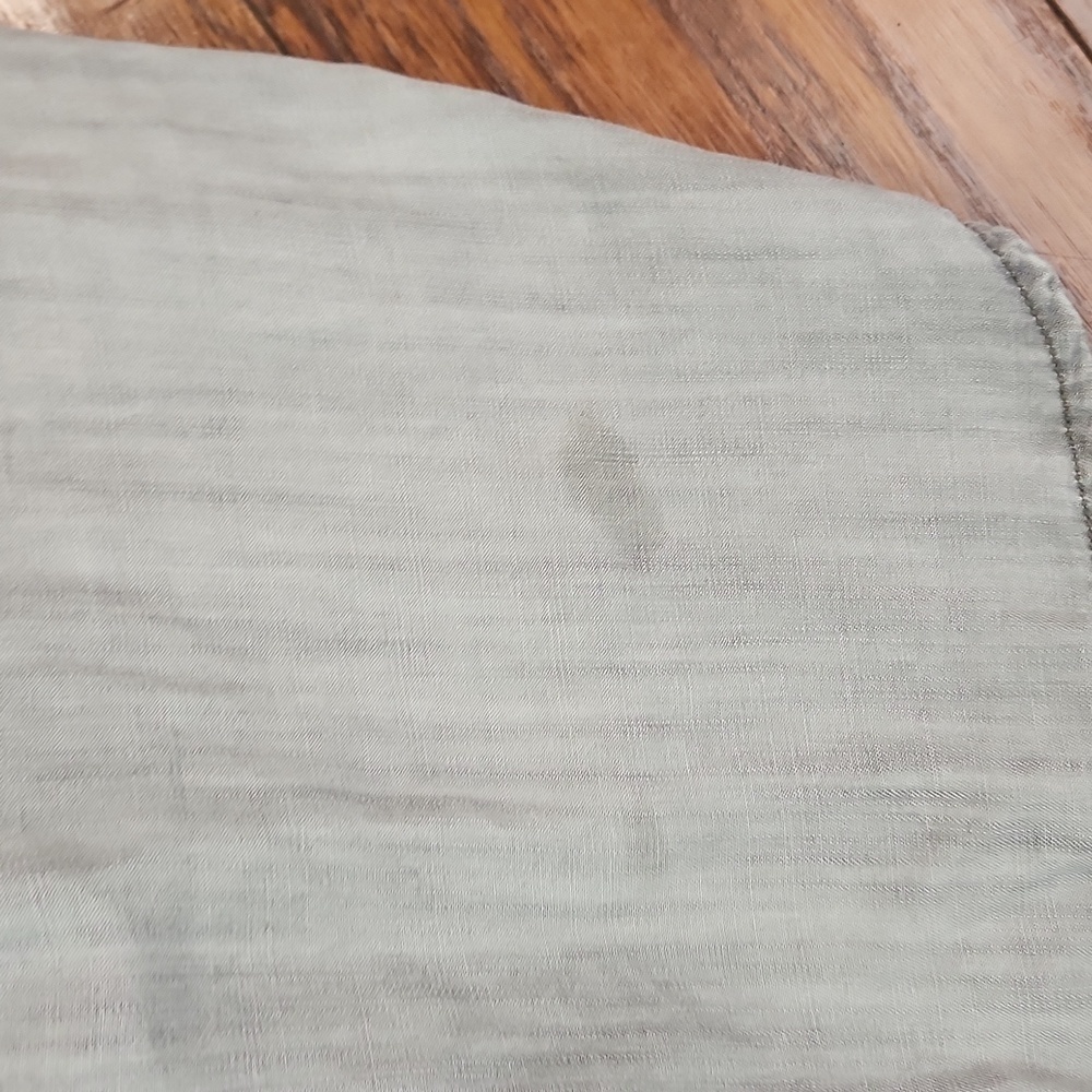Cloth & Stone Gray 3/4 Sleeve Button Up Womens Bliuse - Picture 4 of 4